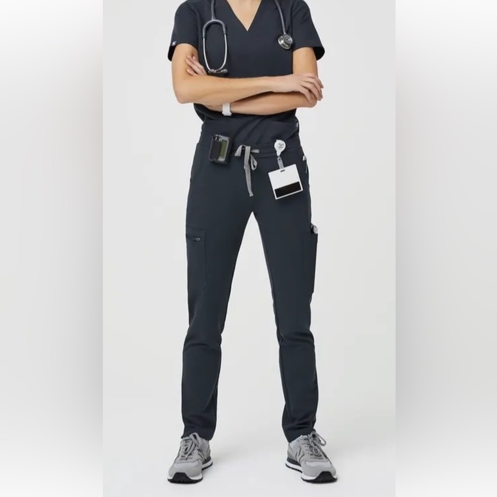 FIGS Dark Harbor Yola Skinny Scrub Pants XXS TALL